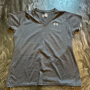 Under Armour Gray Fitted Short Sleeve Tee